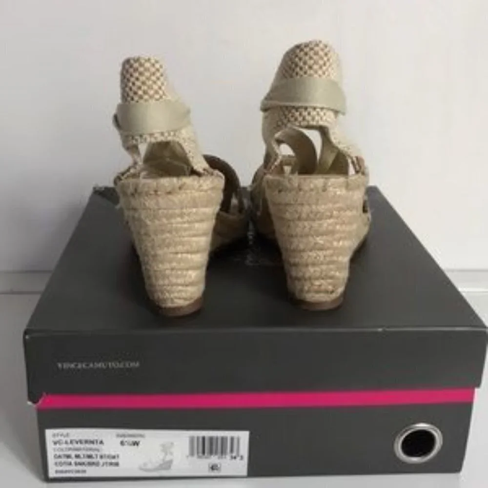 Vince Camuto Levernta Ankle Wrap Espadrilles Wedge